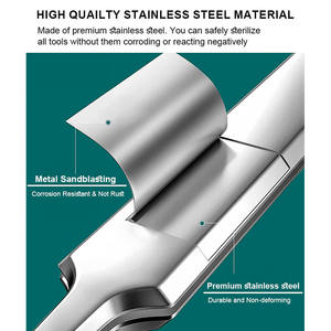 Kit de pincettes <span class=keywords><strong>pour</strong></span> dissolvant de points noirs incurvé <span class=keywords><strong>pour</strong></span> le visage - Product Image 2