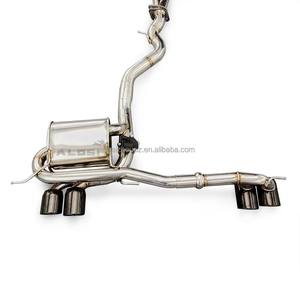 Pour BMW 130i <span class=keywords><strong>E87</strong></span> N54 3.0 2004-2011 Système d'échappement de course automobile avec soupape de silencieux, tuyau de course et contrôleur à quatre pointes acérées - Product Image 5