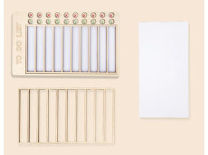 Tarjeta de Recompensas 2024, Tarjeta de Autodisciplina para Estudiantes, Juguetes de Madera, Gestión del Tiempo, Horario, Comportamiento Infantil, Bloc de Notas para Estudiantes y Maestros - Product Image 3