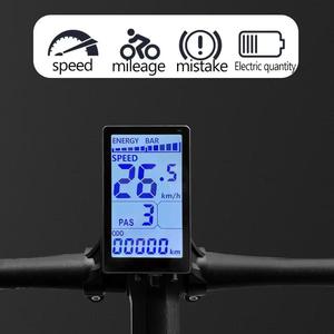 M5 24V-60V SM WP 5 <span class=keywords><strong>6</strong></span> pin Ebike LCD hiển thị màu Meter Ebike hiển thị thông minh USB UART chất béo Ebike xe điện hiển thị - Product Image 2