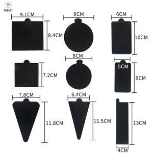 Mini bánh màu đen Hội Đồng Quản trị vòng nhỏ cupcake cơ sở bán buôn vuông mousse hiển thị chủ tam giác các tông khay dao hình dạng - Product Image 2