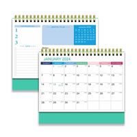 Support quotidien triangle flip fournisseurs couverture conception planification avec table murale islamique 2025 compte à rebours bureau calendrier inspirant