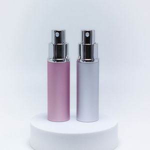 Engrave Logo Cosmetic 10ml Black Round Aluminum <b>Perfume</b> <b>Spray</b> <b>Bottle</b> Atomizer - Product Image 3