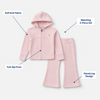 Setelan Hoodie dan Legging Anak Grosir Berkualitas Premium, Setelan Olahraga Anak