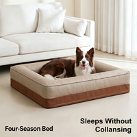 Lit pour chien de type canapé, anti-griffures, imperméable, avec base antidérapante, lavable, personnalisable OEM ODM