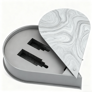 Hộp giấy hình trái tim tùy chỉnh cho ngày Valentine, trong hộp quà màu đỏ, cỡ lớn và sang trọng, có đóng cửa từ tính - Product Image 2