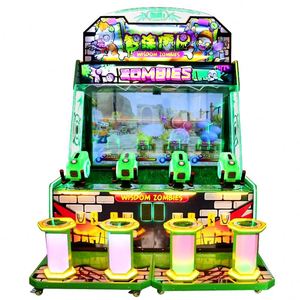 Grande simulation d'arcade de tir de zombies à quatre joueurs avec pistolets à eau pour équipement de parc d'attractions - Product Image 1