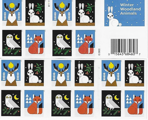 Sellos Postales <span class=keywords><strong>de</strong></span> Estados Unidos <span class=keywords><strong>de</strong></span> Animales del Bosque <span class=keywords><strong>de</strong></span> Invierno 2023 y <span class=keywords><strong>Aves</strong></span> Migratorias <span class=keywords><strong>de</strong></span> Invierno 2018, Varios Estilos, 5 Hojas <span class=keywords><strong>de</strong></span> 100 Unidades, Productos Disponibles - Product Image 2