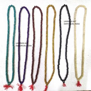 Prière bouddhiste en bois, perlée, mala pour la méditation - Product Image 1