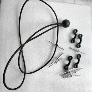 Corde d'ancrage pour kayak, cordon en nylon avec clips en C et vis, accessoire pour kayak, utilisation en lac et en rivière, durable - Product Image 4