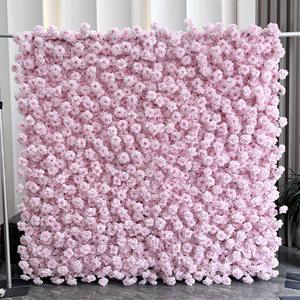 Multi Layered 3D 5D <b>Artificial</b> Flower Wall 8ft x 8ft Photo Booth Background Decor - Product Image 4