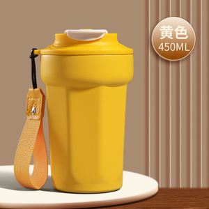 Tasse à café Maxfree en acier inoxydable 316, octogonale, haute esthétique, portable, tasse isotherme pour voiture - Product Image 4