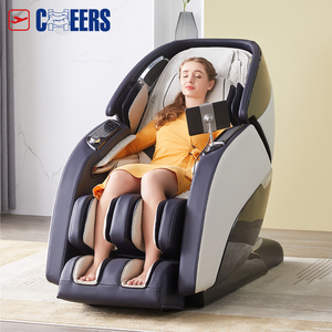 Silla de Masaje de Cuerpo Completo MANWAH <span class=keywords><strong>CHEERS</strong></span>, Lujosa, 3D, Gravedad Cero, Shiatsu, Calefacción Eléctrica, Riel SL - Product Image 5