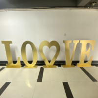 Fournitures de décoration de fête d'anniversaire de mariage 4 pieds de haut 0-9 miroir géant acrylique or numéro lettre