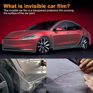 Film de protection de peinture TPU pour Tesla Model Y 2020-2025 (non compatible Juniper) PPF pré-découpé brillant transparent 8,5 mil auto-réparant HD - Product Image 2