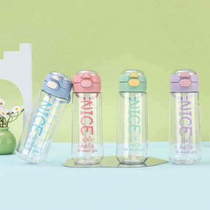 JUPENG Brand Straw Water <b>Bottle</b> With 650Ml Capacity and PC Plastic Material for Food Safety Reusable <b>Bottle</b> - Product Image 1
