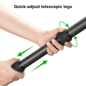 Fanaue HT-3630-65 20kg Khả năng chịu tải sợi <span class=keywords><strong>carbon</strong></span> Chân máy <span class=keywords><strong>4</strong></span> phần 36mm ống tích hợp bóng đầu săn bắn chân máy - Product Image 5