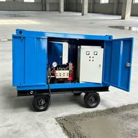 Machine de traitement par jet d'eau haute pression pour l'adoucissement de surface par impact pour la construction