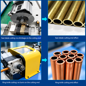 Redresseur et coupeur automatique de tubes en spirale pour tuyaux en cuivre et en aluminium utilisés dans la ligne de fabrication de climatiseurs - Product Image 4