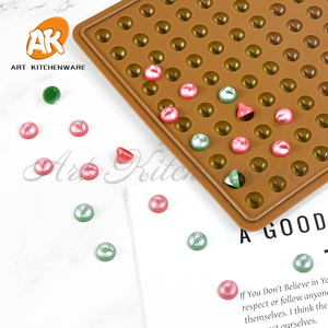 <span class=keywords><strong>Moule</strong></span> en <span class=keywords><strong>silicone</strong></span> AK 100 cavités pour mini-pépites de chocolat, idéal pour la pâtisserie, les chocolats DIY, les bonbons et la décoration de gâteaux - Product Image 5