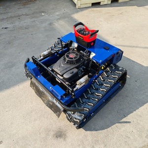 Meijing <b>Smart</b> 4-Stroke Cordless Trimmer Industrial DIY Crawler Mower Orchard Gasoline Weeder 24V <b>Remote</b> Self - Product Image 4