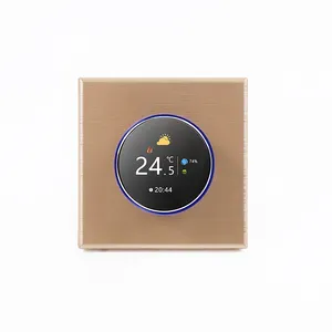 Becasmart – Thermostat à bouton BHT-7000, contrôleur de chauffage au sol Tuya, Wifi intelligent, Thermostat numérique pour la chaleur de la pièce, Thermostat pour le chauffage