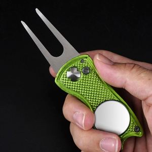 Ww76 Herramienta de Reparación de Divots Plegable de Metal con Logotipo, en Oferta, con Marcadores de Pelota de Golf y Clip Magnético para Gorra - Product Image 5