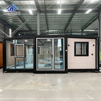 Casa Contenedor de Lujo Moderna, Expandible y Transpirable, de 20 y 40 pies, Prefabricada, Modular, Móvil, Tipo Tiny House o Almacén