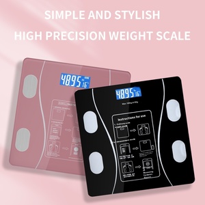 Báscula de grasa corporal inteligente para Bluetooth, báscula de peso digital precisa para el hogar, función IMC, tamaño pequeño, 180kg, Máximo, venta al por mayor - Product Image 5