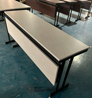 Meubles de bureau commerciaux modernes, table rectangulaire pliable, table de conférence, table de banquet, table pliante pour événements