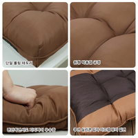 Coussin de canapé intégré matelassé imperméable pour fauteuil inclinable, dossier épais avec soutien lombaire, rembourrage 100% fibre de polyester