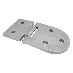 Charnière en forme de D en acier inoxydable 76x40x4mm, quincaillerie marine, charnière de porte de bateau, pièce de rechange - Product Image 4