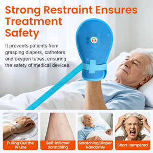 Guantes <span class=keywords><strong>de</strong></span> Sujeción Médica Aiwecare para Demencia y <span class=keywords><strong>Alzheimer</strong></span> - Guantes <span class=keywords><strong>de</strong></span> Seguridad Anti-Extubación para el Cuidado del Paciente - Product Image 1