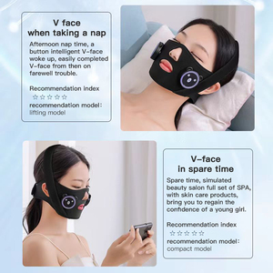 Micro-corrente Facial Massagem Bandagem V <span class=keywords><strong>Face</strong></span> Lifting Apertando Máscara Aparelho De Beleza Fade Law Line Duplo Queio V-Line - Product Image 5
