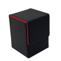 Boîte de rangement avec fermeture magnétique en cuir PU personnalisée avec logo TCG, organisateur de cartes, porte-cartes de jeu de cartes à collectionner Yugioh Poke Mon