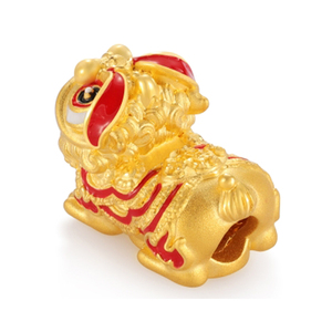 2025 nuevo diseño soporte personalización estilo grande León con cuentas 1,3G 24K accesorios de joyería de oro sólido para pulseras - Product Image 2