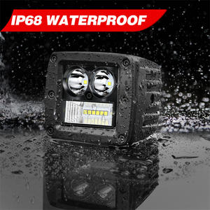 54w大功率点泛光组合光束3英寸方形汽车发光二极管工作灯沟渠灯倒车灯 - Product Image 2