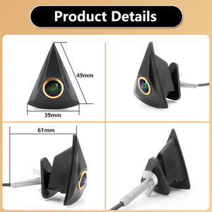 AHD 1080P Golden front <span class=keywords><strong>Night</strong></span> <span class=keywords><strong>Vision</strong></span> IP68 170 ° กล้องฝังโลโก้มุมกว้างสำหรับ VW Golf Tiguan Passat POLO Bora - Product Image 3
