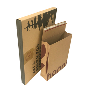 <span class=keywords><strong>Busta</strong></span> di carta Kraft personalizzata per buste postali in cartone <span class=keywords><strong>A4</strong></span> espandibile con truciolo bianco - Product Image 4