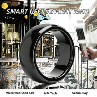 Anillo de Pago NFC de Nuevo Diseño Personalizable con Chip NTAG216, Frecuencia de 13.56MHz, Resistente al Agua y Programable, Anillo Inteligente de Alta Tecnología