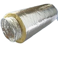 Connecteur de conduit flexible en aluminium isolé ISOKING avec installation facile pour CVC