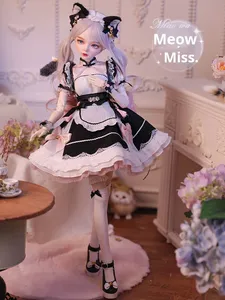 Poupée de mode Nimeng 3/4 MJD compatible avec la tête BJD, robe de princesse pour fille, jouet complet à habiller, <30 cm - Product Image 4