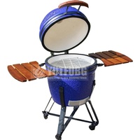 Barbecue Kamado en céramique de 21 pouces, robuste et professionnel, pour fumoir au charbon de bois – Vente en gros