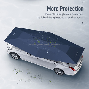 Parasol de coche personalizado de 4,5 m con entrega rápida, aislamiento térmico automático para exteriores, sombrilla plegable portátil para coche con cubierta de granizo - Product Image 6