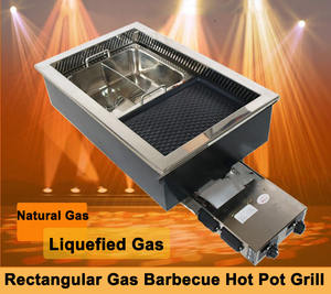 Hot Sale Restaurant Tables with Grill Hot Pot Table for Lunch - Product Image 6