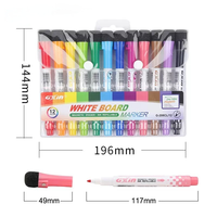 Suministro al por Mayor de Marcadores Magnéticos de Ocho Colores para Pizarra Blanca, Lavables, de Borrado en Seco, Kit de Bolígrafos para Dibujo Escolar, Material de Papelería para Estudiantes