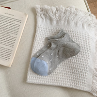 Vente en gros de chaussettes de cheville décontractées pour femmes, personnalisées, en coton doux/élasthanne/polyester, respirantes, pour le printemps