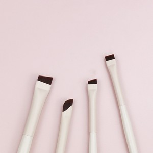 Kuas Eyeliner kustom Label pribadi sikat mata datar sudut datar tipis Ultra halus kuas Eyeliner datar kuas Eyeliner datar - Product Image 4