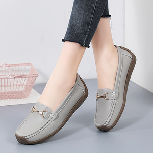 <span class=keywords><strong>Zapatos</strong></span> Joker para <span class=keywords><strong>Mujer</strong></span>, Cómodos para Todas las Temporadas, <span class=keywords><strong>Zapatos</strong></span> Tipo Bean, <span class=keywords><strong>Zapatos</strong></span> para Correr, Tacón de Cuña, Antideslizantes, Duraderos, para el Trabajo Diario - Product Image 5