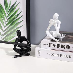 Figura Abstracta de Resina de Artes Místicas, Decoración de Arte Moderno para Estantería, Accesorio de Lectura, Regalo Artesanal - Product Image 3